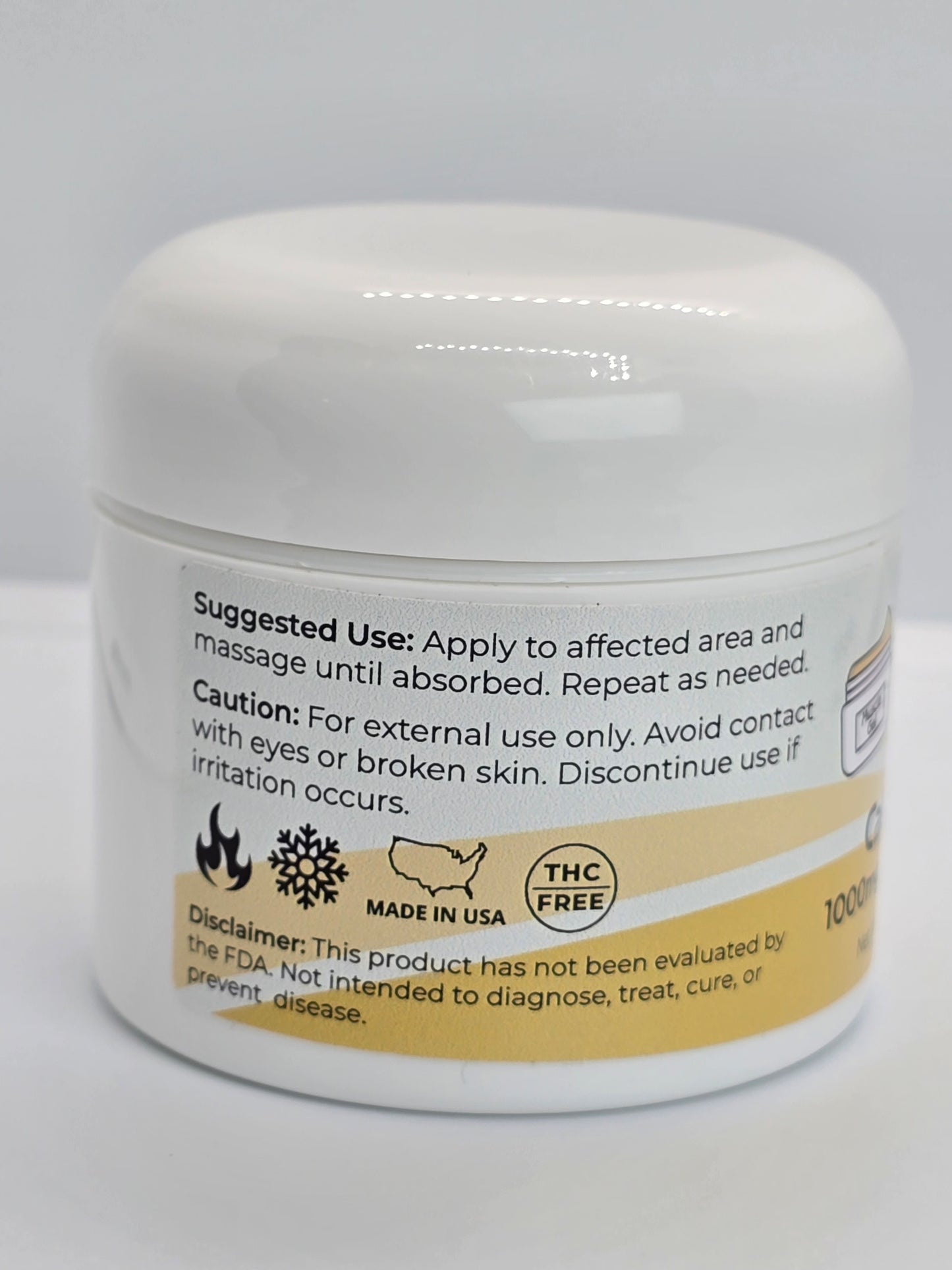 Calm Muscle Gel – 1000mg Broad Spectrum CBD | Cooling Relief Balm